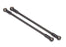 TRA8542X Traxxas Suspension link, rear (upper) (heavy duty, steel) (7x206mm, center to center) (2) (assembled with hollow balls)