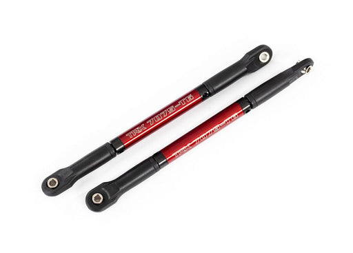 TRA8619R Traxxas Push rods, aluminum (red-anodized), heavy duty (2)