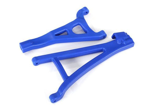 TRA8632X Traxxas Suspension arms, blue, front (left), heavy duty (upper (1)/ lower (1))