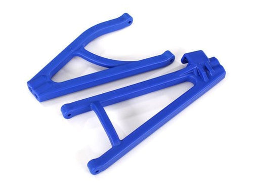 TRA8633X Traxxas Suspension arms, blue, rear (right), heavy duty, adjustable wheelbase (upper (1)/ lower (1))