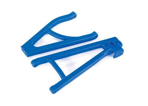 TRA8634X Traxxas Suspension arms, blue, rear (left), heavy duty, adjustable wheelbase (upper (1)/ lower (1))