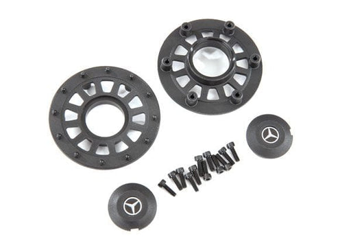 TRA8875 Traxxas Center caps (2)/ beadlock rings (2) (requires #8255A ext