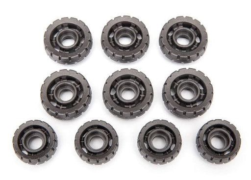 TRA8891 Traxxas Tension wheels (6)/ road wheels (4)