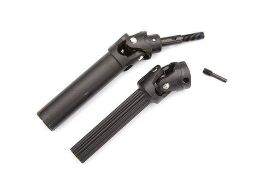 TRA8950 Traxxas Driveshaft assembly, front or rear, Maxx Duty (1) (left or right) (fully assembled, ready to install)/ screw pin (1)