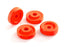 TRA8957T Traxxas Wheel washers, orange (4)