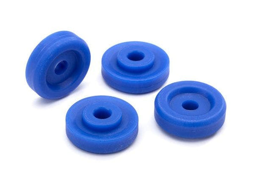 TRA8957X Traxxas Wheel washers, blue (4)