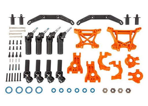 TRA9080T  Traxxas Outer Driveline & Suspension Upgrade Kit, orange