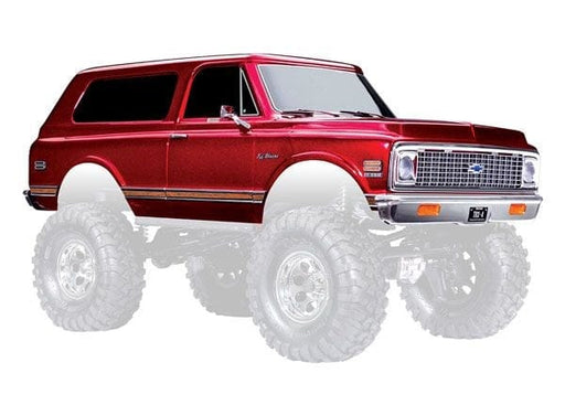 TRA9130-RED Traxxas Body 1972 Chevrolet Blazer Complete - Red