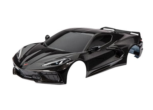 TRA9311A Traxxas Body, Chevrolet Corvette Stingray, complete (black)c