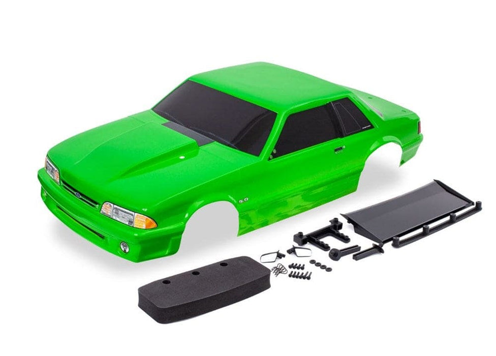 TRA9421G Traxxas Body, Ford Mustang, Fox Body, Green