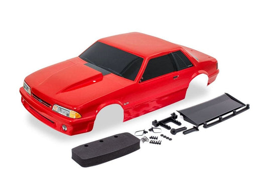 TRA9421R Traxxas Body, Ford Mustang, Fox Body, Red