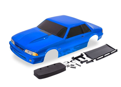 TRA9421X Traxxas Body, Ford Mustang, Fox Body, Blue