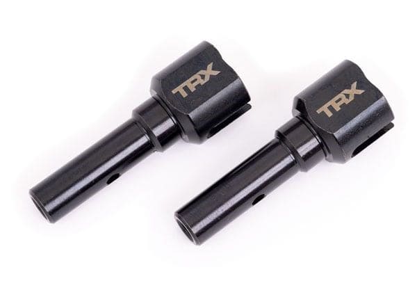 TRA9554X Traxxas Stub Axles, Hardened Steel (2) (For TRA9557 Driveshaft)