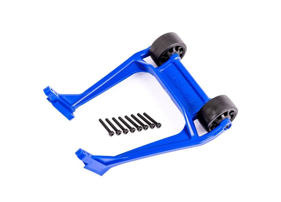 TRA9576X Traxxas Wheelie Bar, Blue (Assembled)