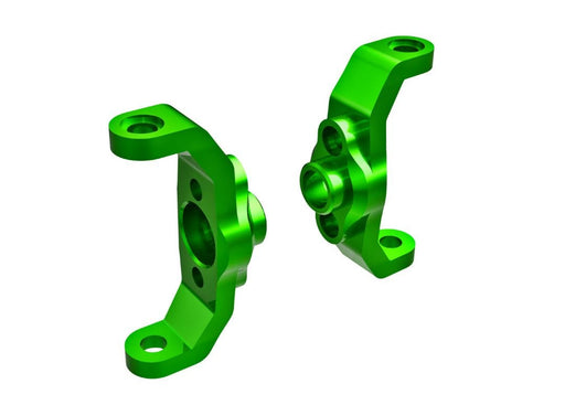 TRA9733-GRN Traxxas Caster Blocks, 6061-T6 Aluminum (Green) (Left & Right)