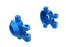 TRA9737-BLUE Traxxas Steering Blocks, 6061-T6 Aluminum (Blue)(2)