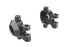 TRA9737-gray Traxxas Steering Blocks, 6061-T6 Aluminum (Dark Titanium)(2)