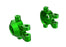 TRA9737-GRN Traxxas Steering Blocks, 6061-T6 Aluminum (Green)(2)