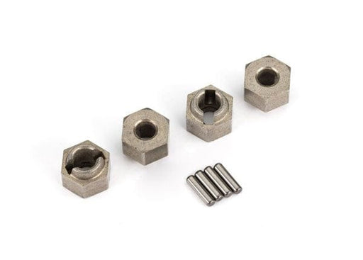 TRA9750 Traxxas Wheel Hubs, 7mm Hex (4)/ Axle Pins (4)