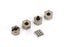 TRA9750 Traxxas Wheel Hubs, 7mm Hex (4)/ Axle Pins (4)