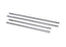 TRA9824 Traxxas Side trim, left & right (chrome) (fits #9812 body)