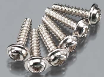 TRA3286 Screws, 3x12mm washerhead self-tapping (6)