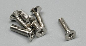 TRA3178 Screws, 3x12mm countersunk machine (6)