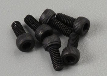 TRA3215 Screws, 2.5x6mm cap-head machine (hex drive) (6)