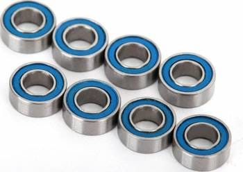 TRA7019R Ball Bearings Blue Rubber Sealed (4x8x3mm) (8)