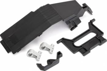 TRA8524 Battery door/ battery strap/ retainers (2)/ latch