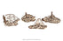 UGR70035 UGears U-Fidget Ships (4 models) - 12 pieces (Easy)