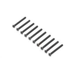 LOS255012 Button Head Screws, Stl, BO, M4 x 35mm (10)