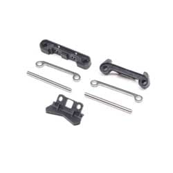 LOS214009 Rear Pivots & Bumper: Mini-T 2.0