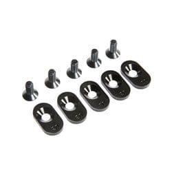 LOS252103 EngineMntInsert&Screws, BLK, 20T(5): 5ive-T 2.0