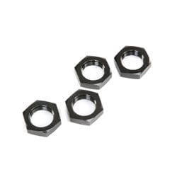 LOS252098 Wheel Nuts, Black (4): 5ive-T 2.0