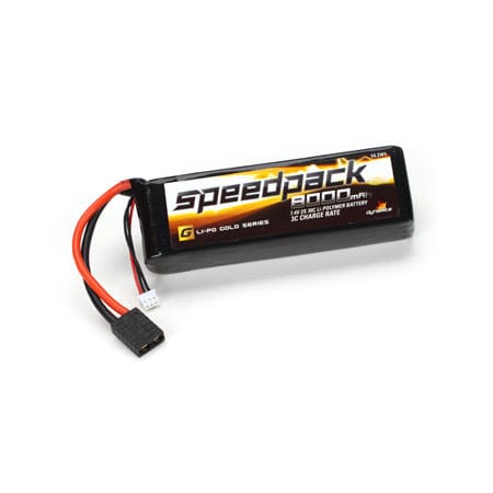 DYN5305T  7.4 Volt 2S 8000 mAh 30C LiPo Speedpack Gold by Dynamite