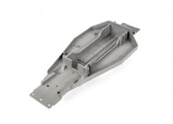 TRA3722R Traxxas Lower chassis (grey) (166mm long battery compartment) (fits both flat and hump style battery packs))